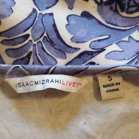 IISAAC Mizrahi Live! Watercolor Damask top - Picture 5 of 6